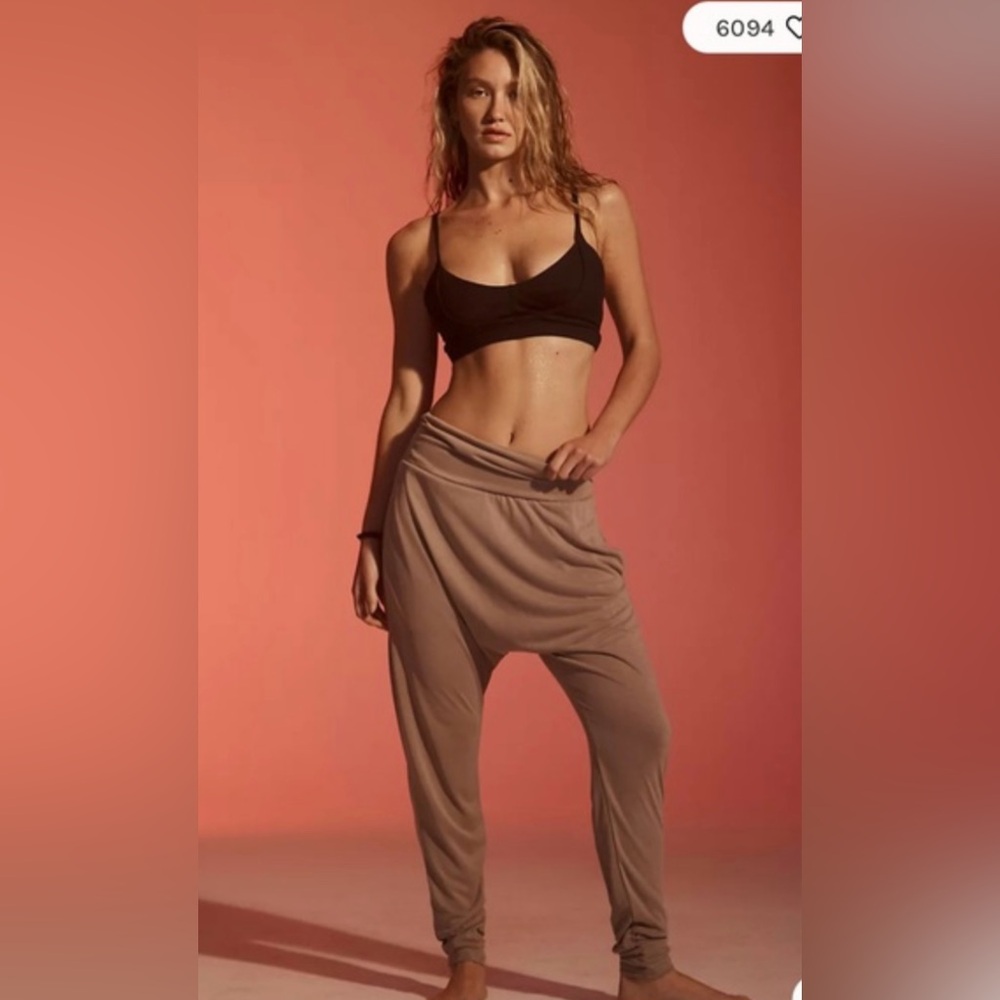 FP Movement by Free People Taupe Harem Track Joggers